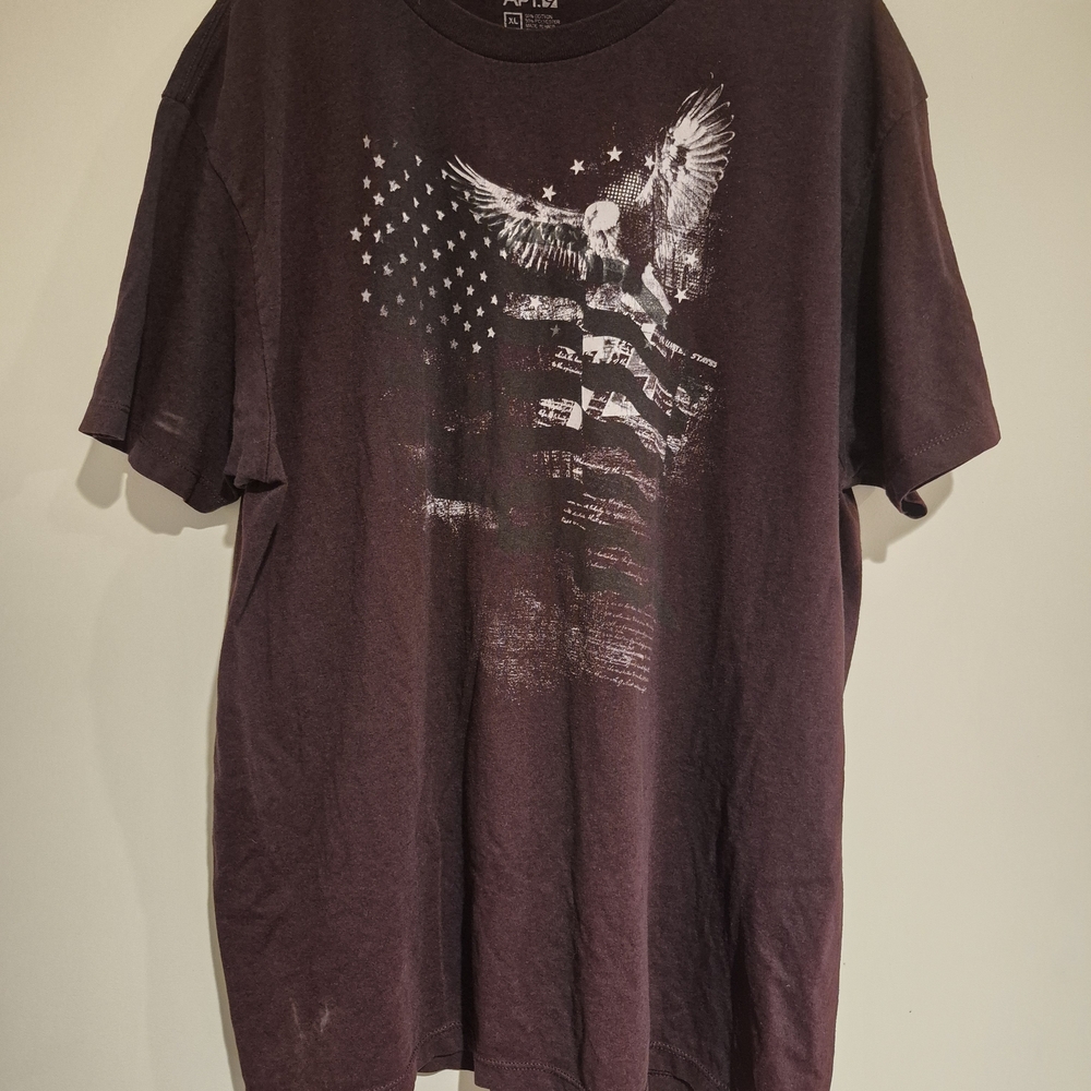 Apt. 9 Men's Dark Purple Graphic Tee